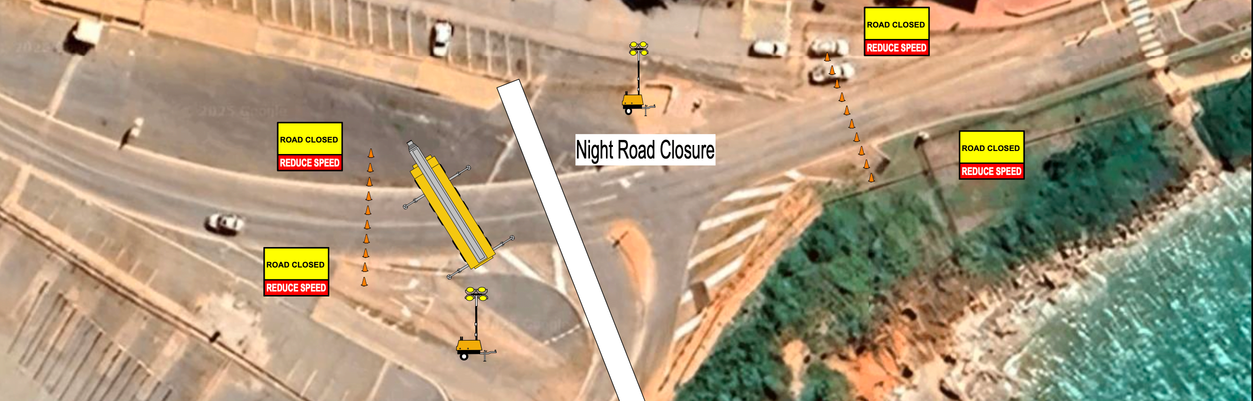 Port of Broome Road Works